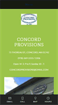 Mobile Screenshot of concordprovisions.com